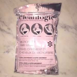 Super absorbent microfiber hair wrap + bath bomb